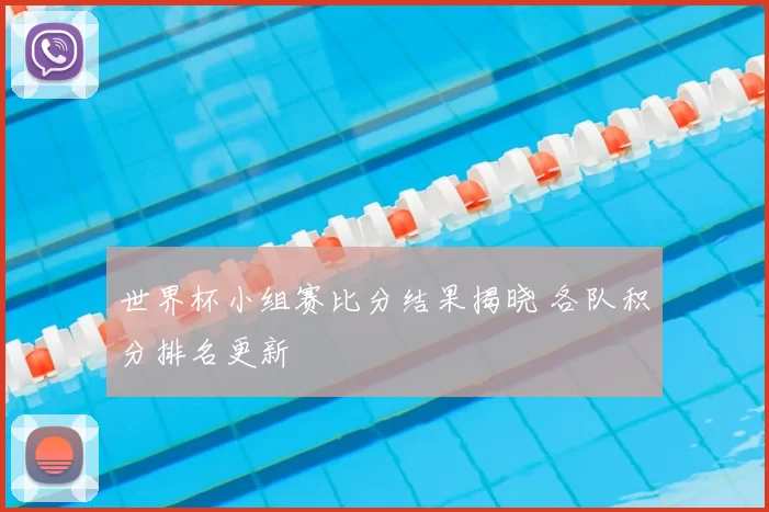 世界杯小组赛比分结果揭晓 各队积分排名更新