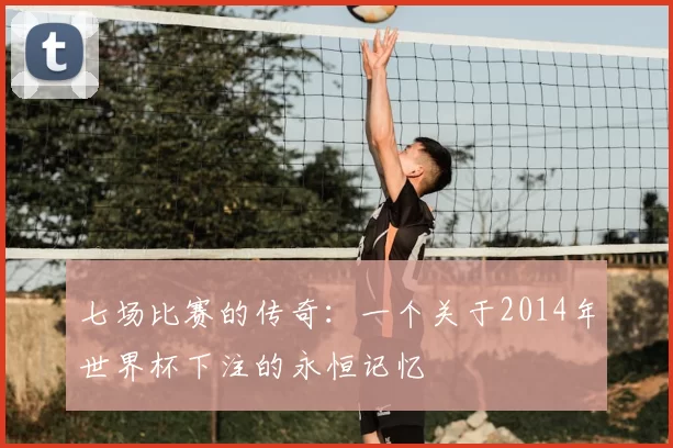 七场比赛的传奇:一个关于2014年世界杯下注的永恒记忆